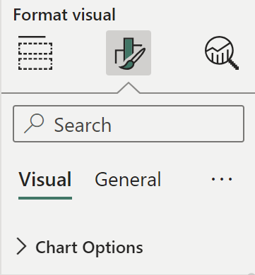 Image 5: Chart Options in the Format Pane