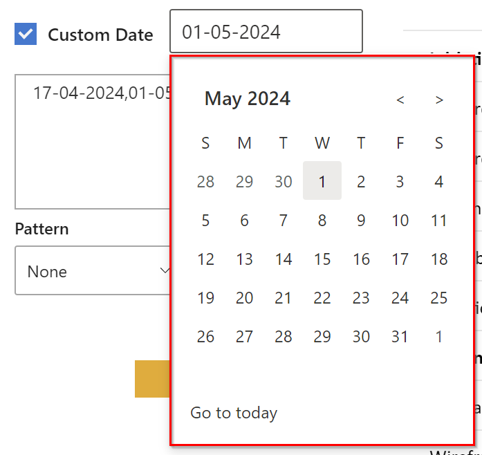 Image 3: Select Custom Dates